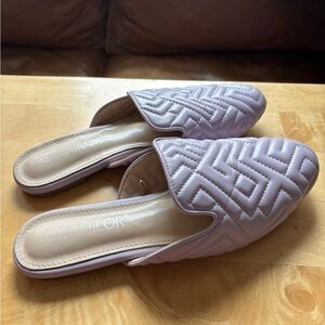 Women's Quilted Slip-On Mules - Lilac